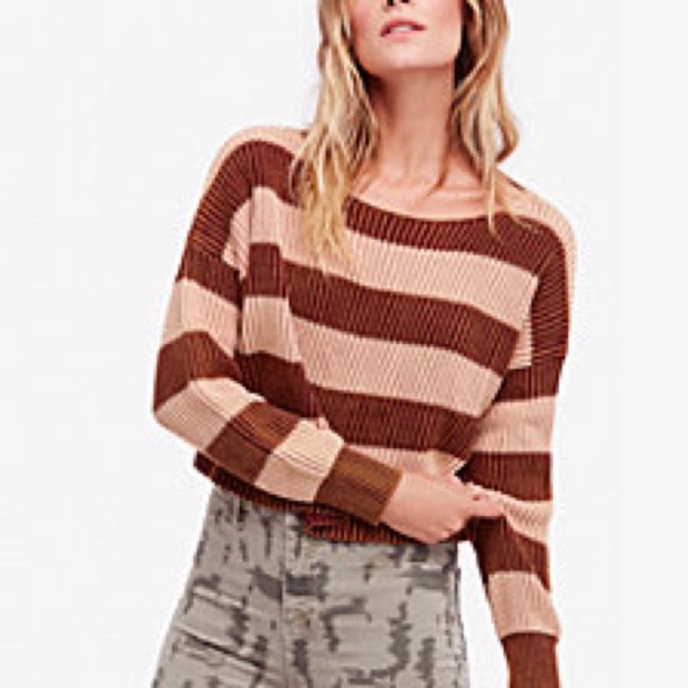 Free People Just My Stripe Chocolate Combo